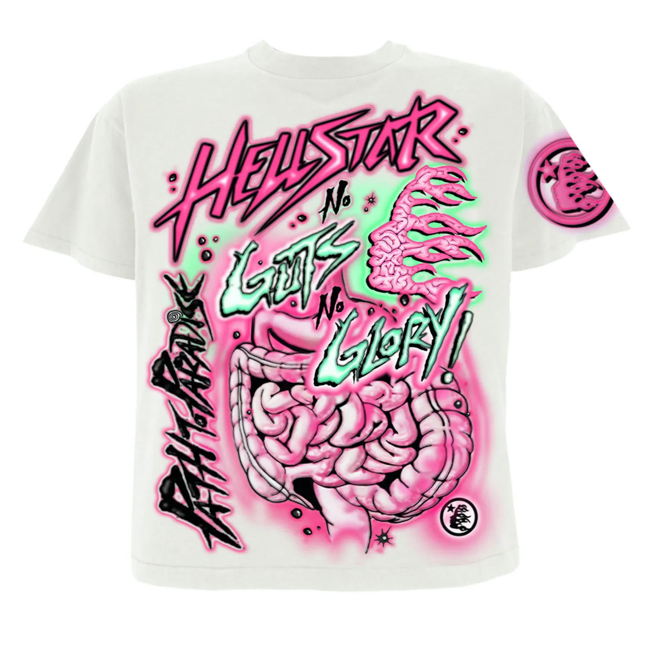 HELLSTAR Capsule 10 No Guts No Glory White Tee