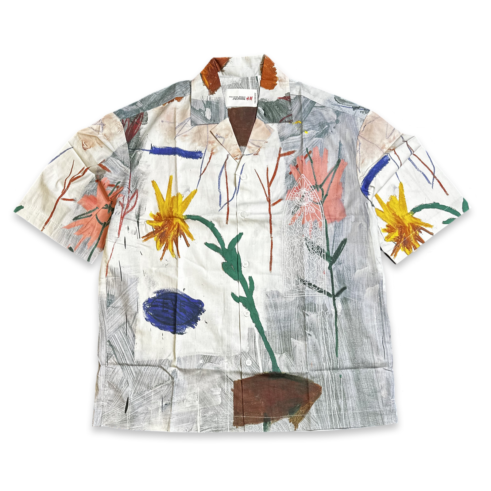 Who Decides War Multicolor Flower Button Up Tee