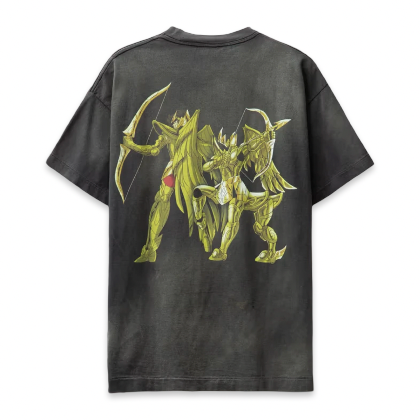 Saint Michael Seiya Zodiac Vintage Grey Tee