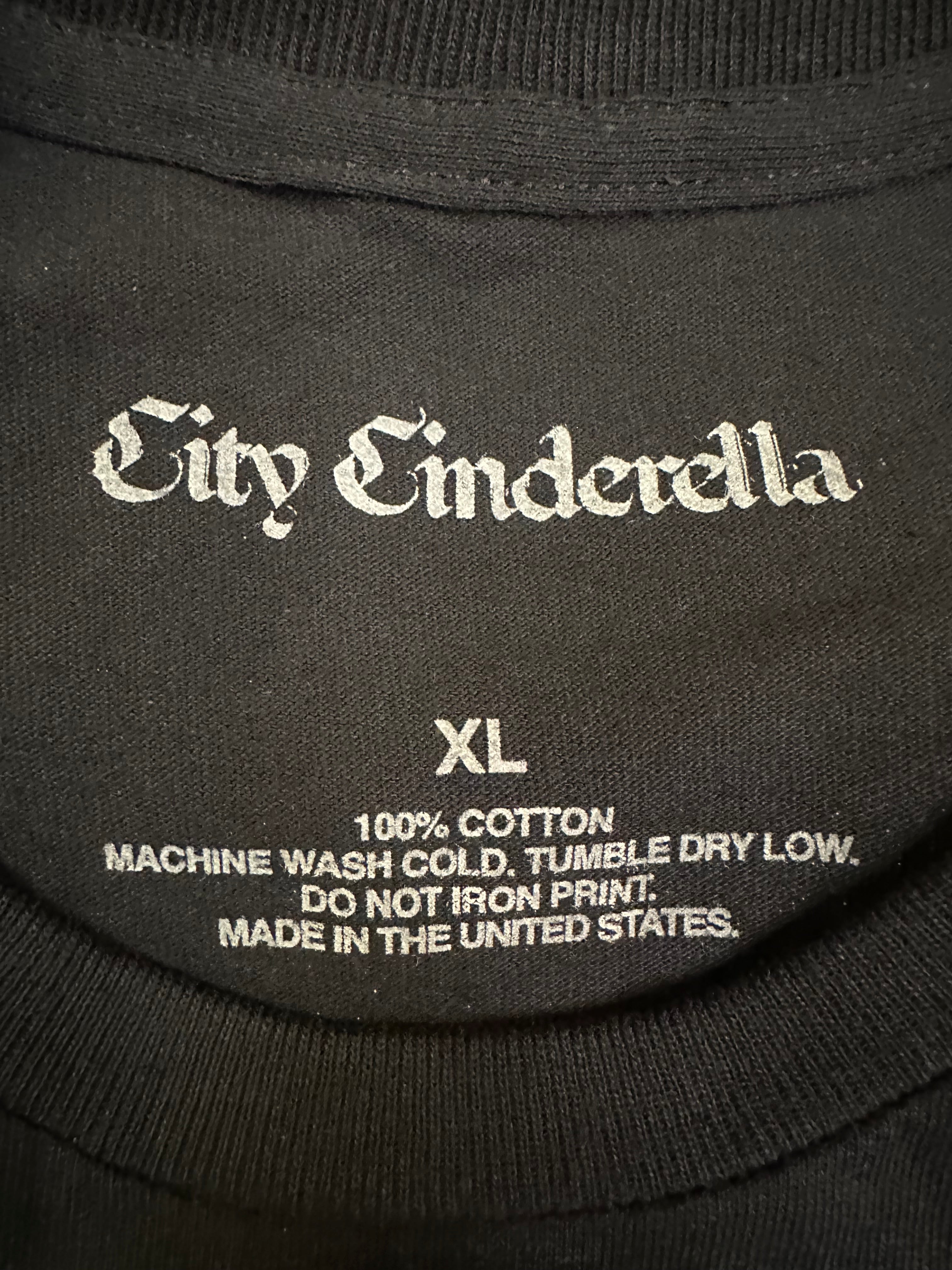 Rolling Loud x JT City Cinderella Miami 2024 Black Tee