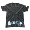 STUSSY Black Bandana Reflective Tee