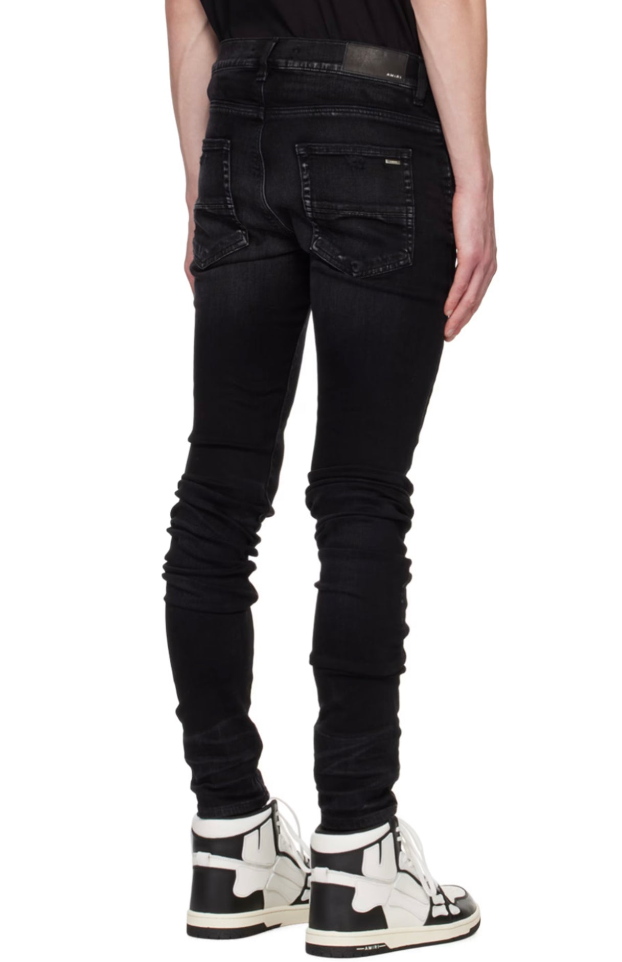 AMIRI Black OD Stack Denim Jeans