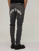 PALM ANGELS Back Logo Black Denim Jeans