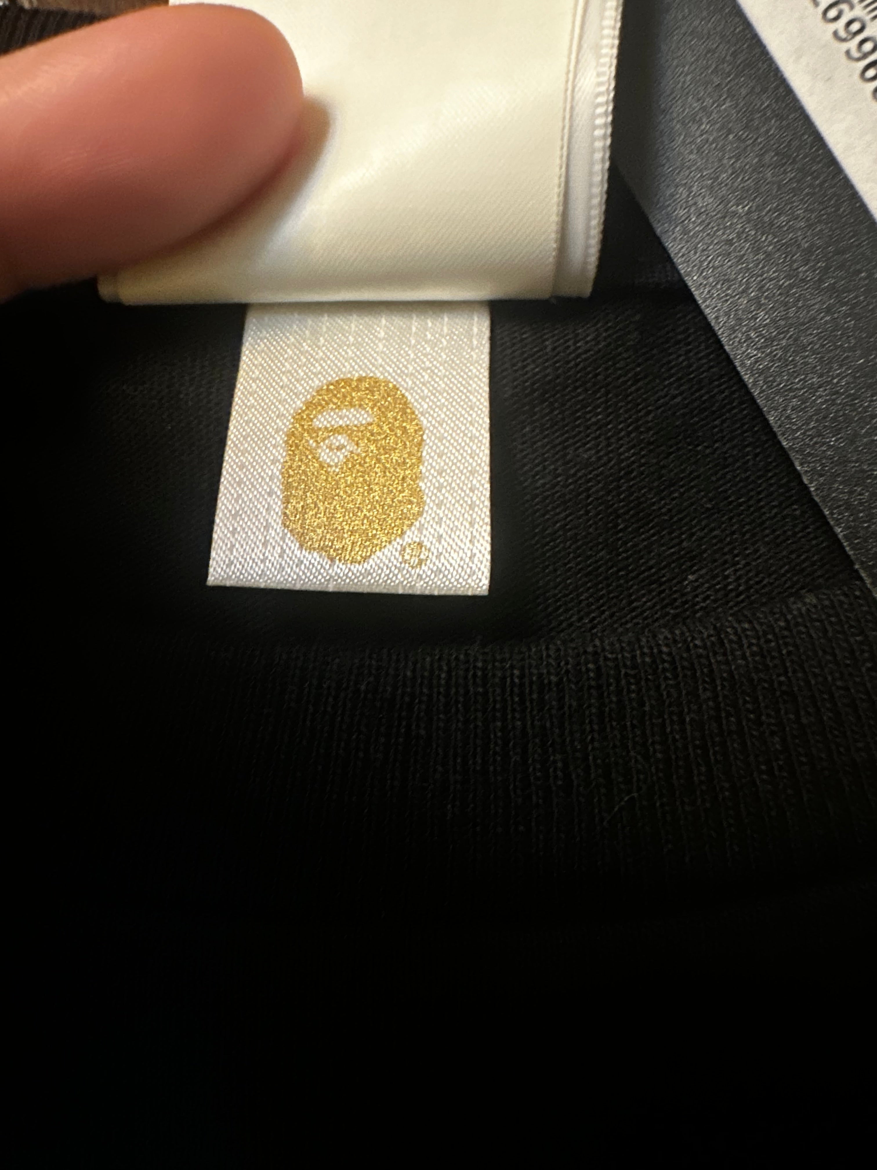 BAPE Reflective Ring Black Tee