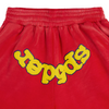 SP5DER OG Logo Red Sweatshorts