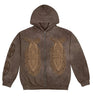 TRAVIS SCOTT Utopia God’s Country Cross Brown Zip Up Hoodie