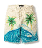 WHO DECIDES WAR Farley Hill Husk Denim Shorts