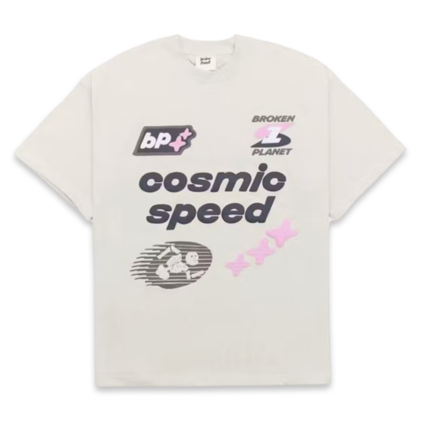 Broken Planet Cosmic Speed Cream Tee