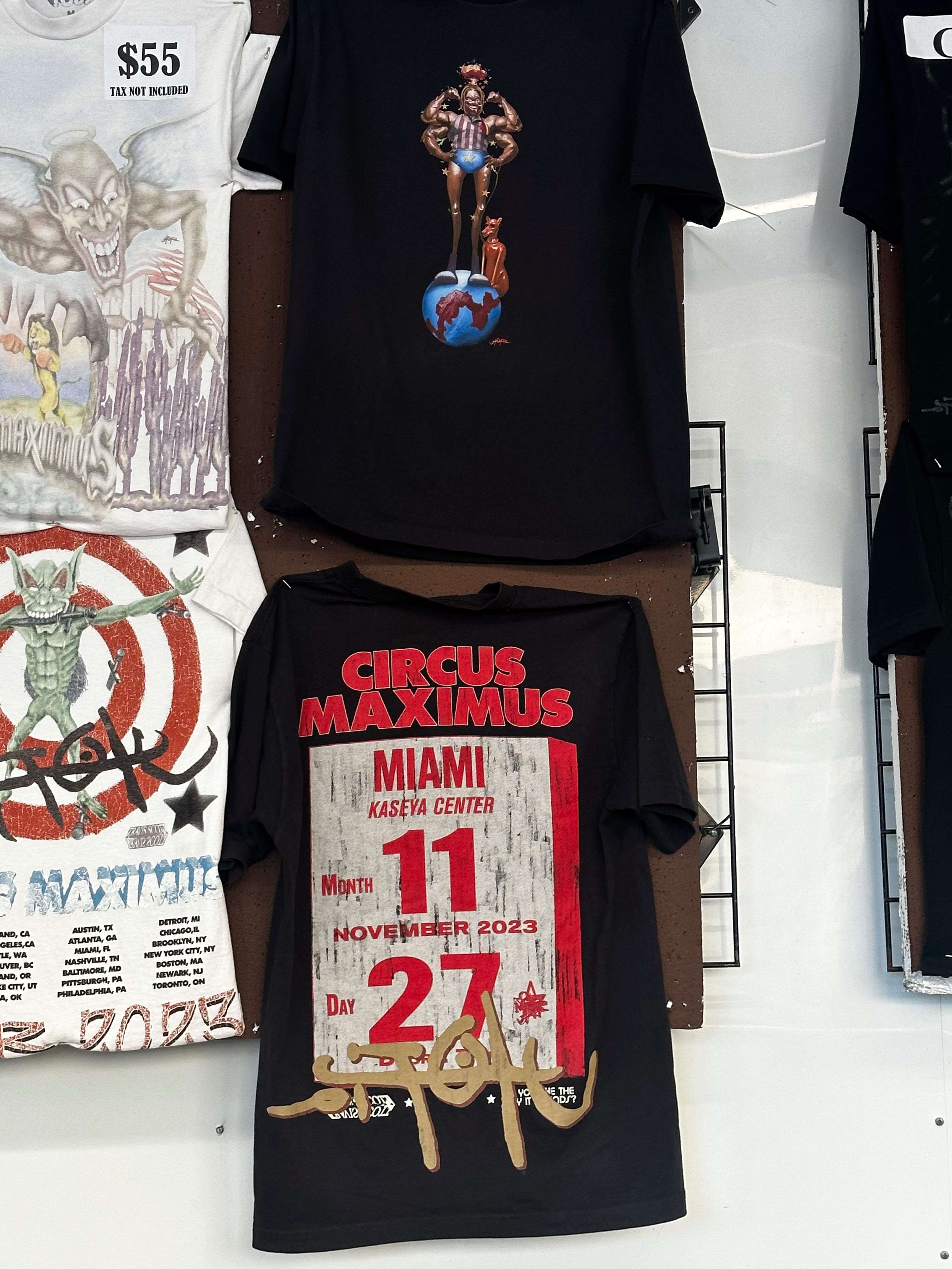 TRAVIS SCOTT Utopia in MIAMI Black Tee