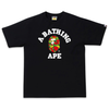 BAPE Multicolor Camo College Black Tee