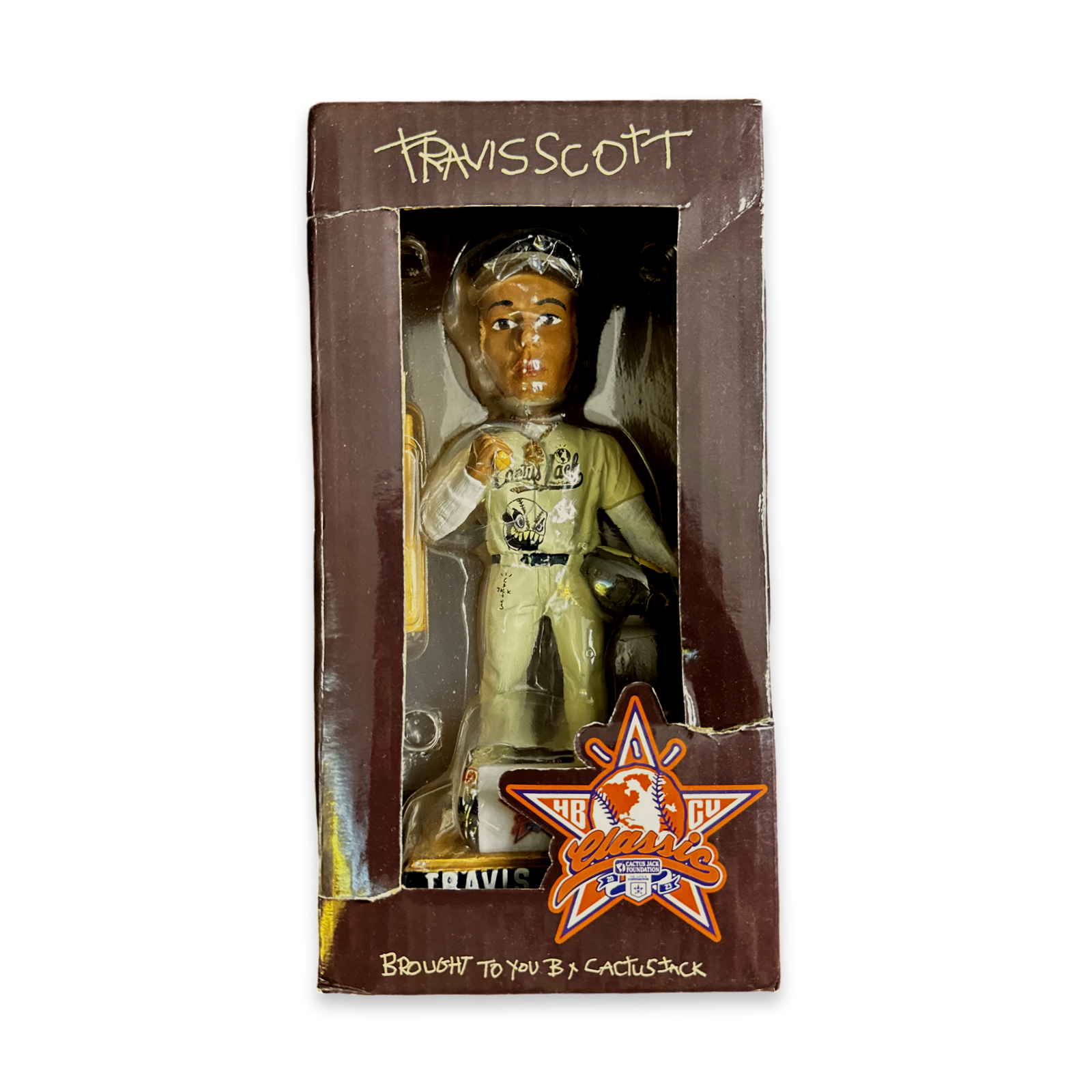 Travis Scott Celebrity Baseball Bobblehead Figure