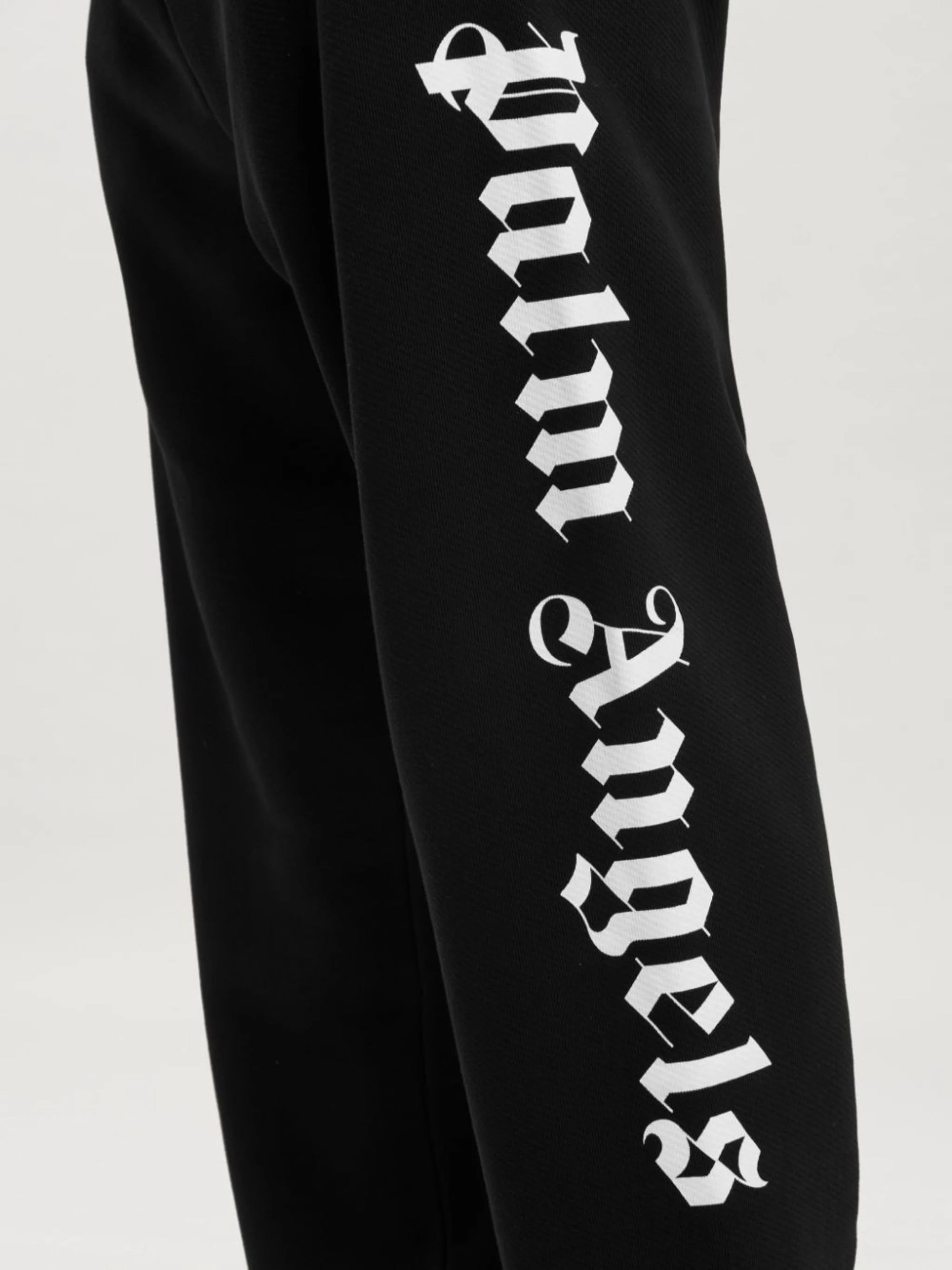 PALM ANGELS Side Logo Black Sweatpants