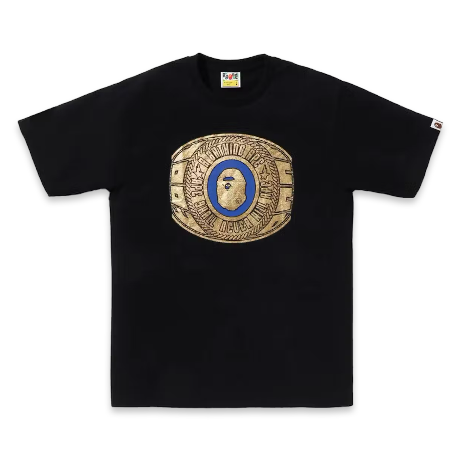 BAPE Reflective Ring Black Tee