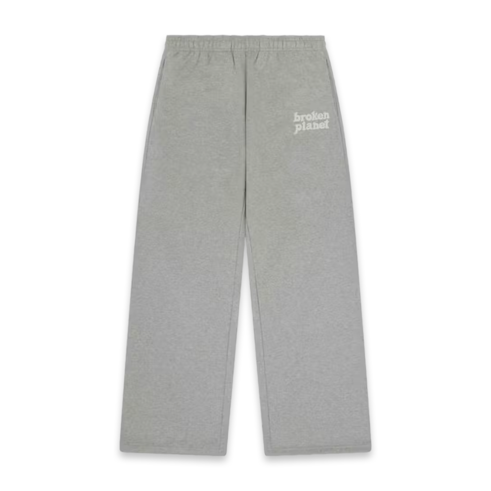 Broken Planet Basic Logo Flare Gray Sweatpants