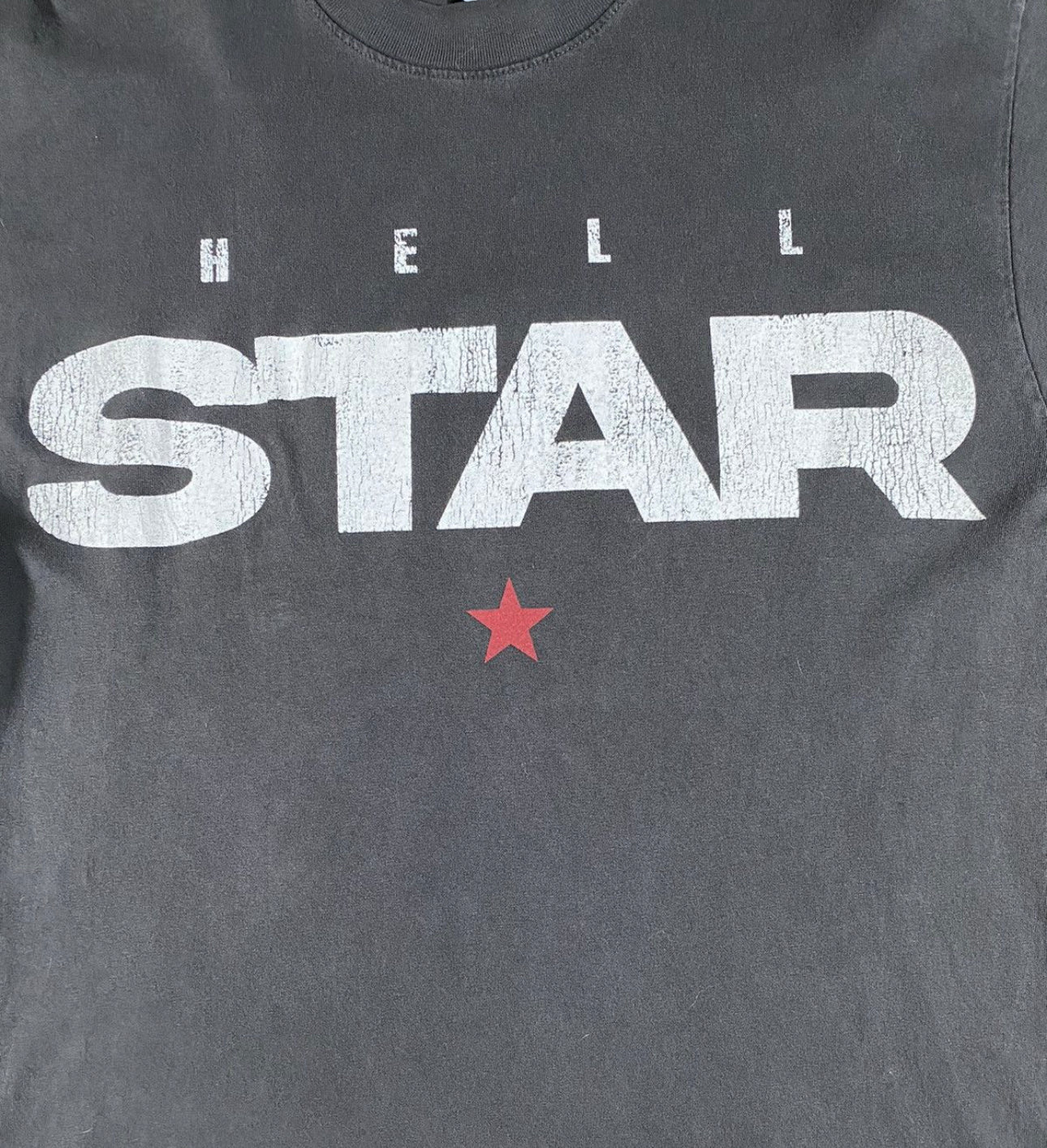 *RARE* HELLSTAR 8 Path To Paradise Angel Vintage Gray Tee