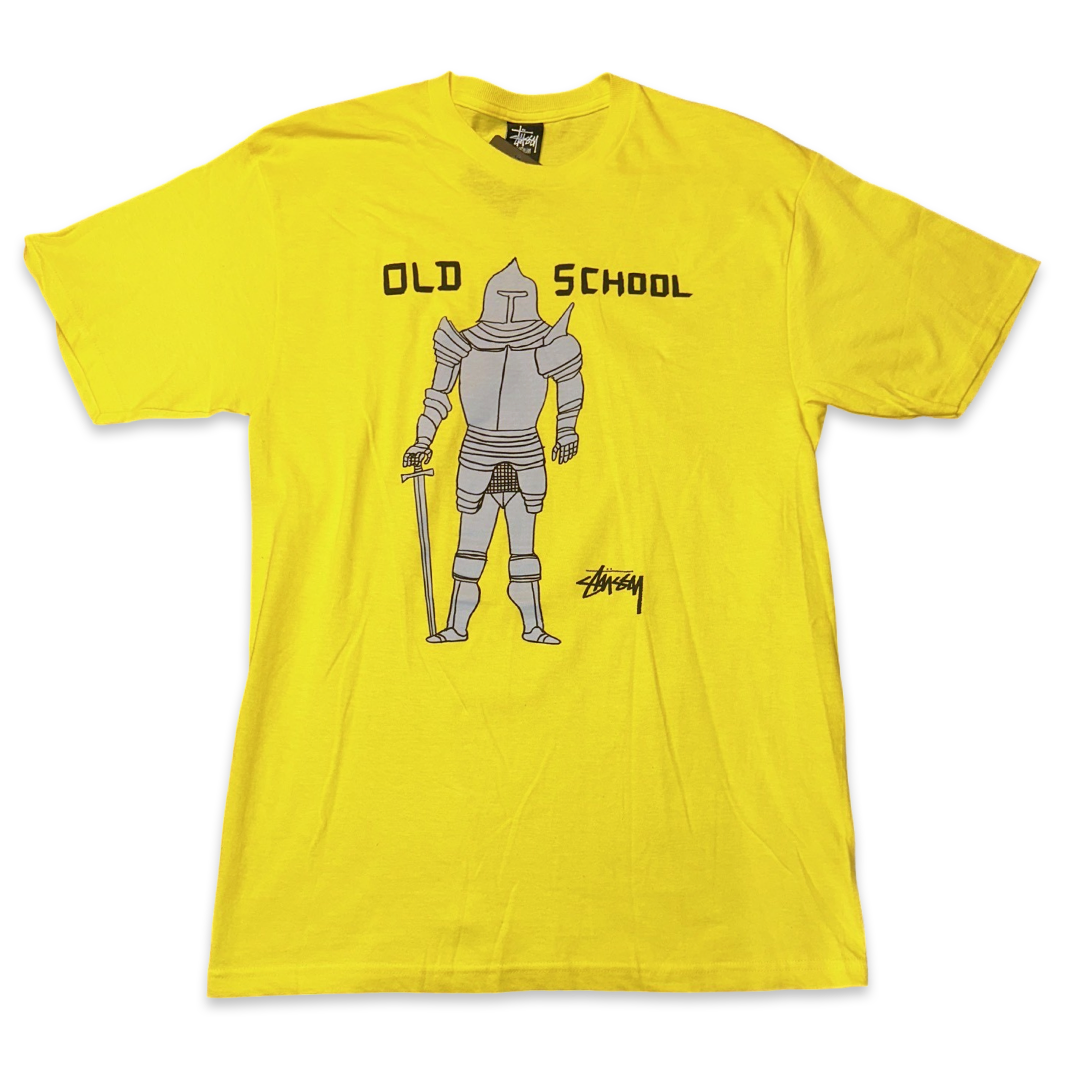 STUSSY Yellow Knight Tee