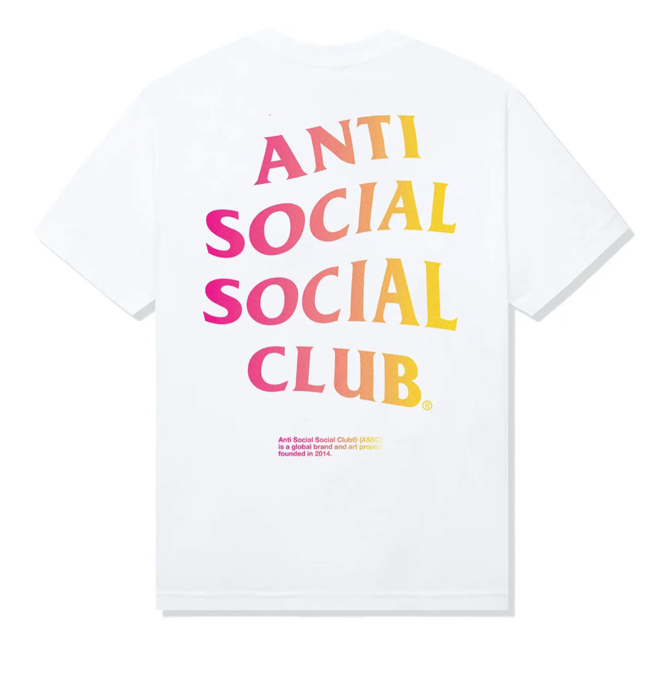 ASSC Ombre Faces Logo White Tee