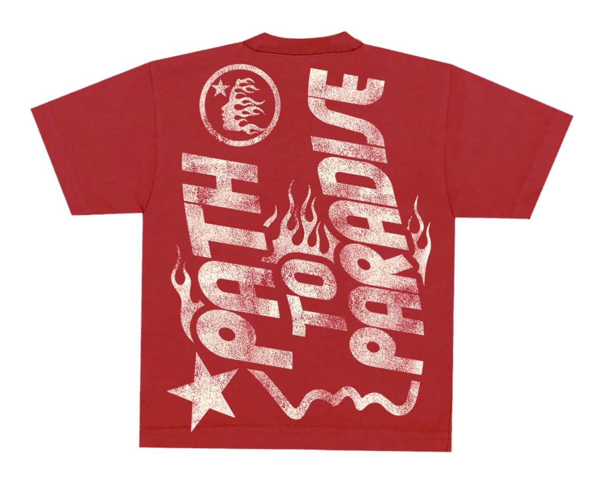 HELLSTAR Jesus Emblem Capsule 9 Red Tee