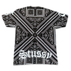 STUSSY Black Bandana Reflective Tee