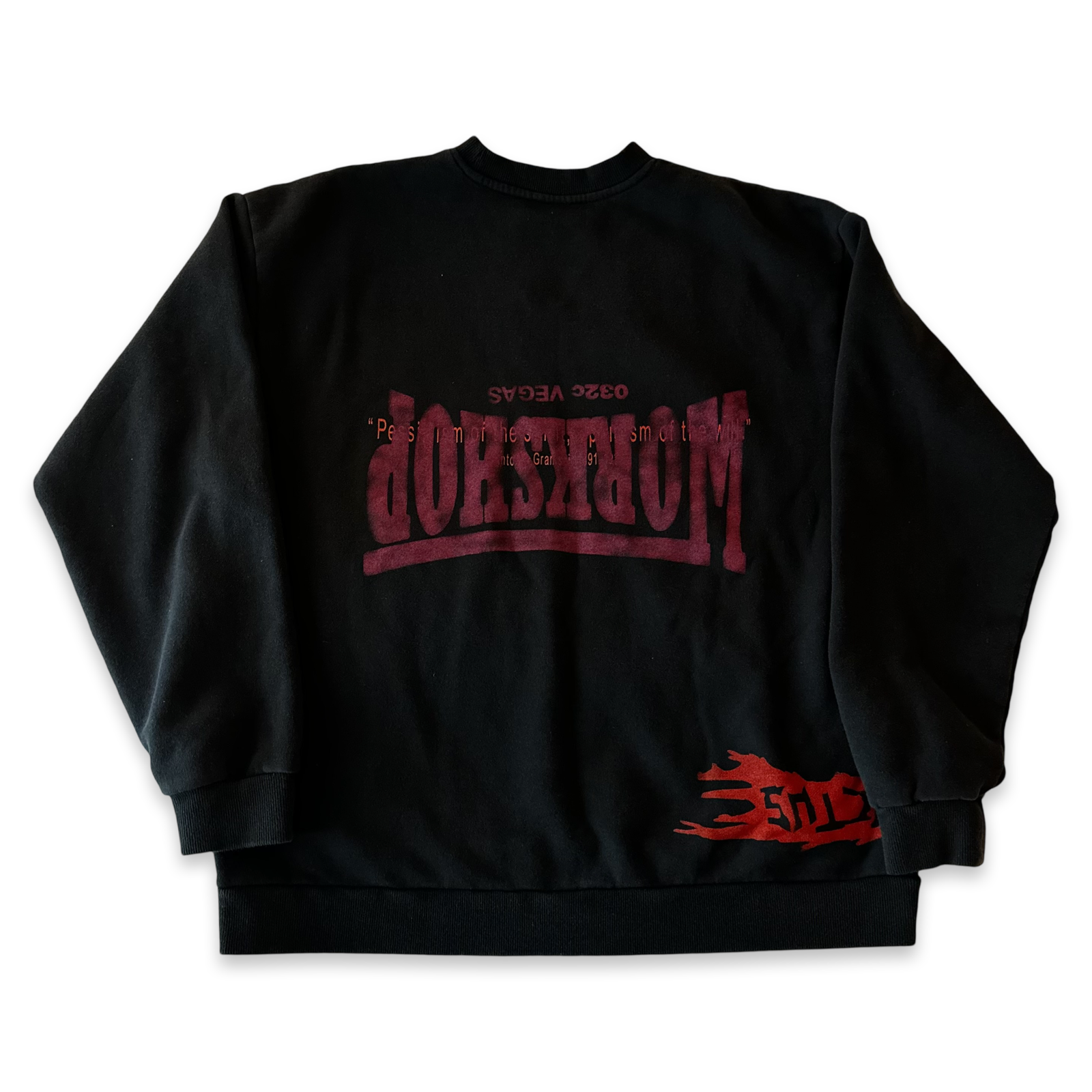 Travis Scott x 032c ComplexCon Exclusive Black Crewneck