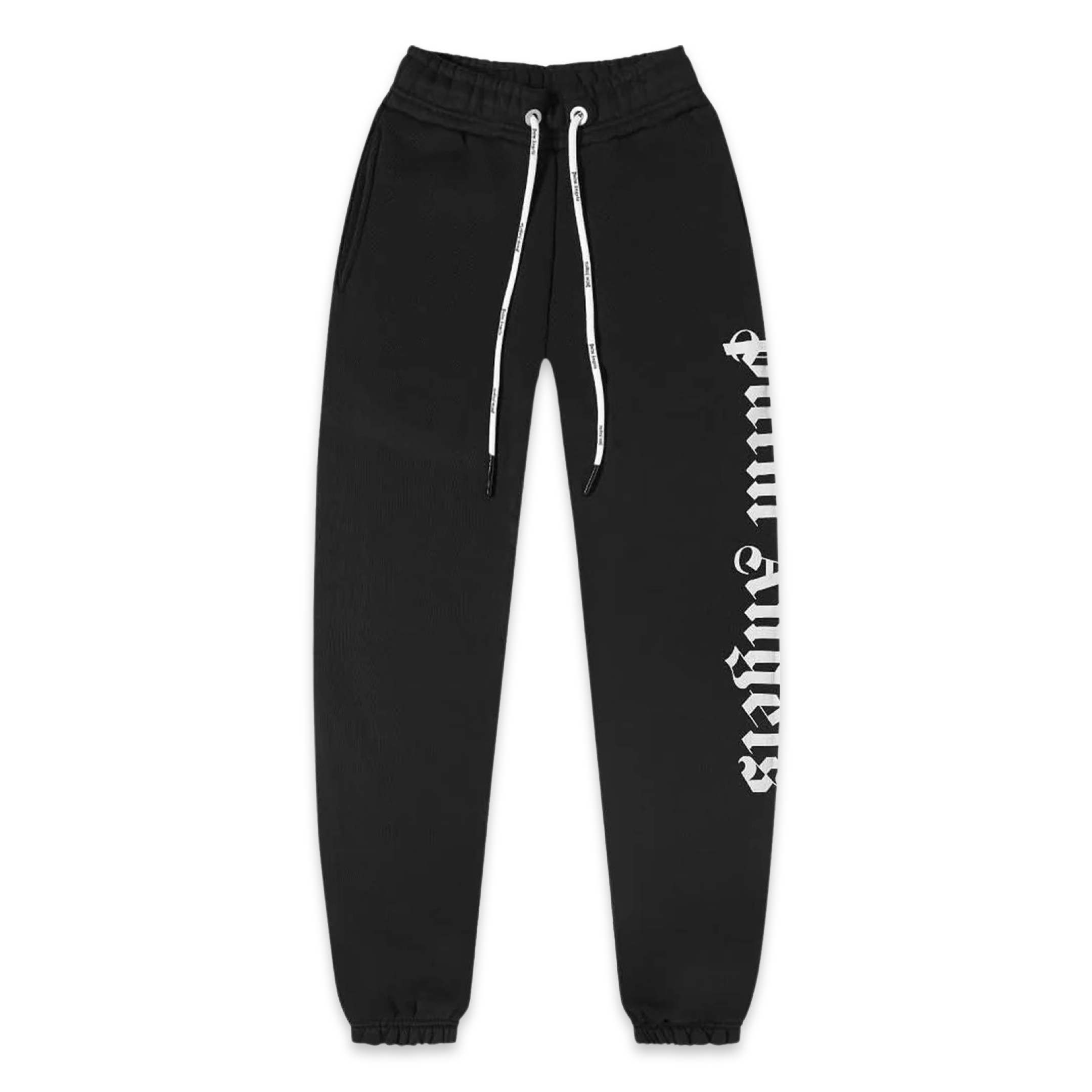 PALM ANGELS Side Logo Black Sweatpants