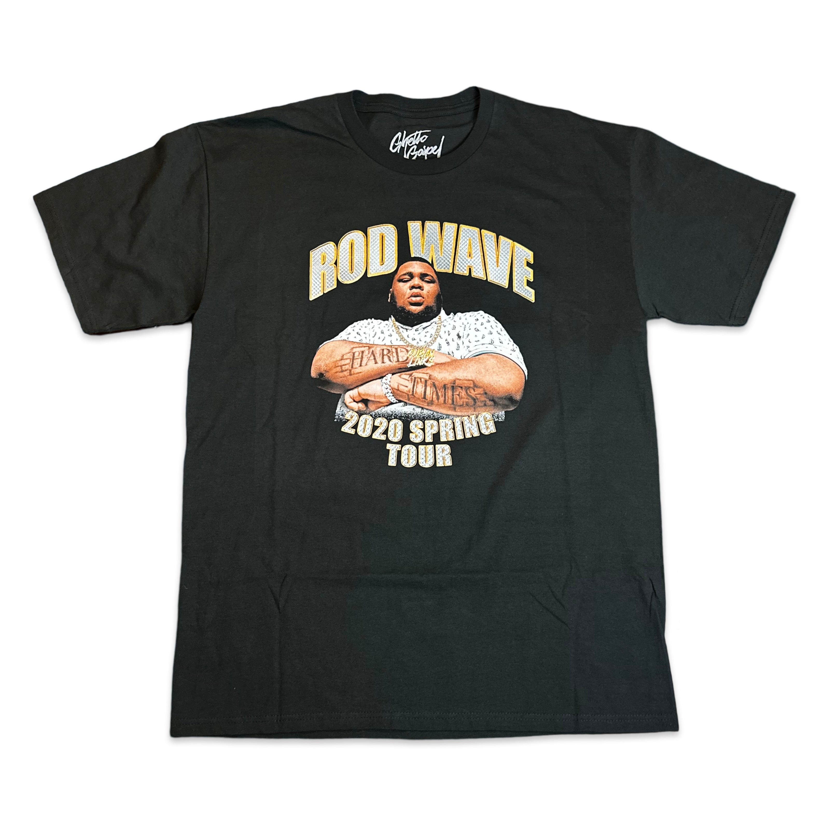 ROD WAVE Hard Times Diamonds Black Tee