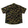 BAPE 1st Camo Green Relaxed Short Sleeve Shirt