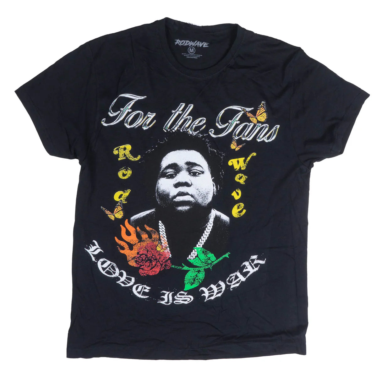 *STEAL* ROD WAVE Love Is War Black Tee