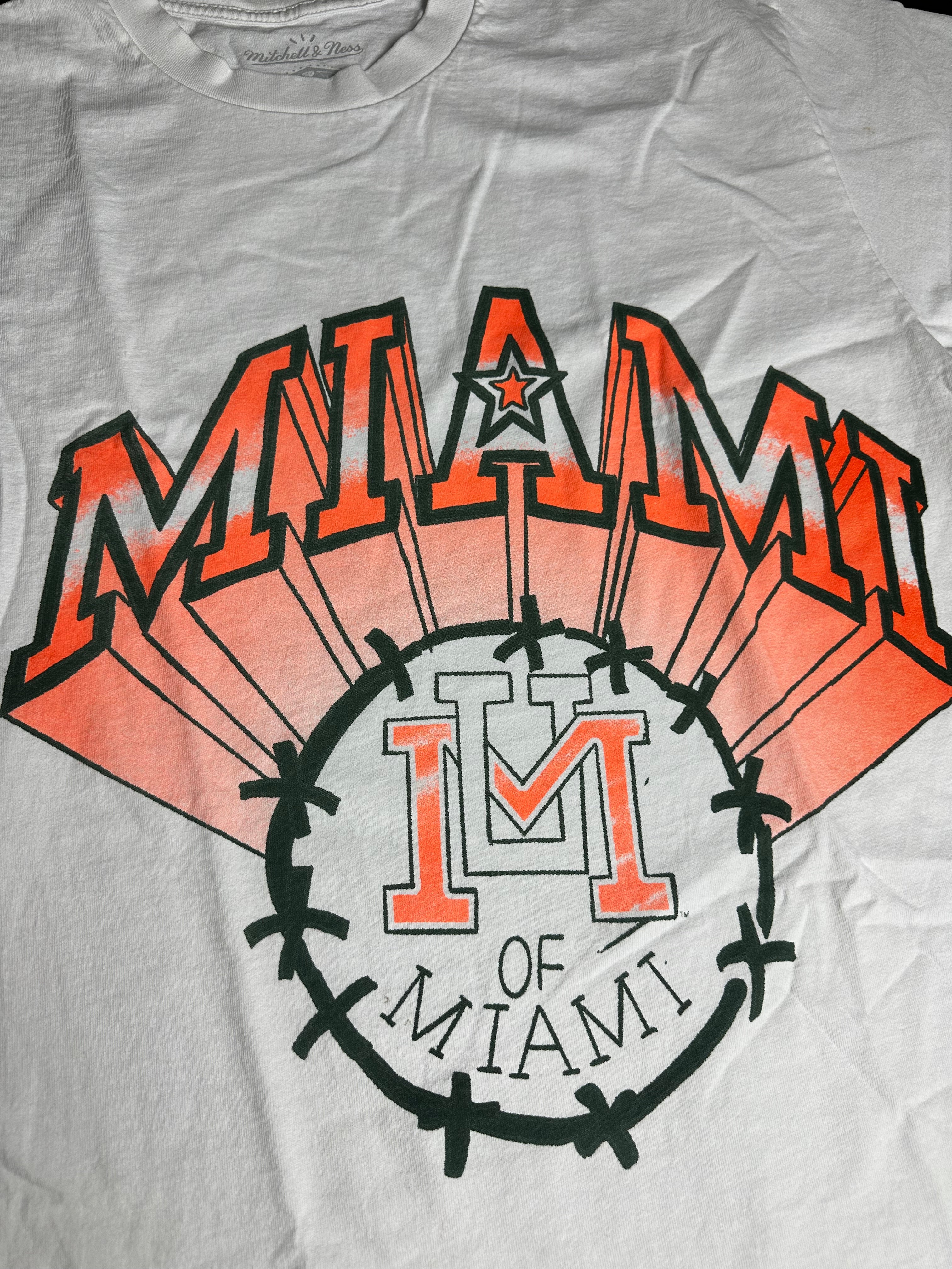 *IN HAND* Cactus Jack Goes Back To Miami Hurricanes White Tee