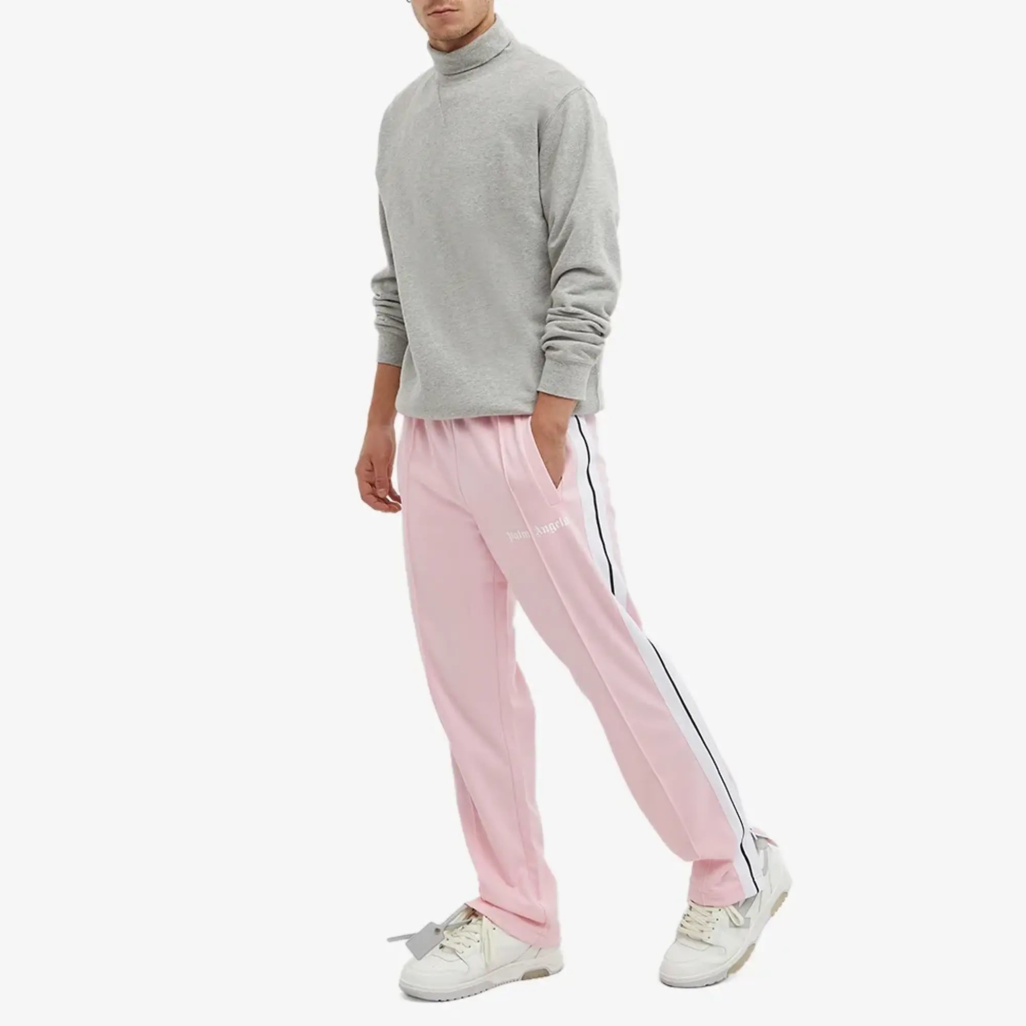 PALM ANGELS Almond Pink Track Pants