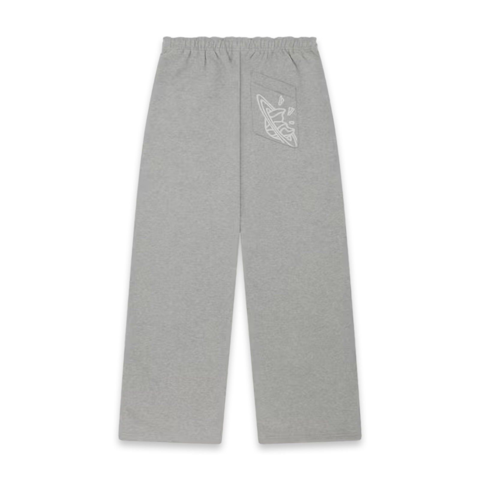 Broken Planet Basic Logo Flare Gray Sweatpants