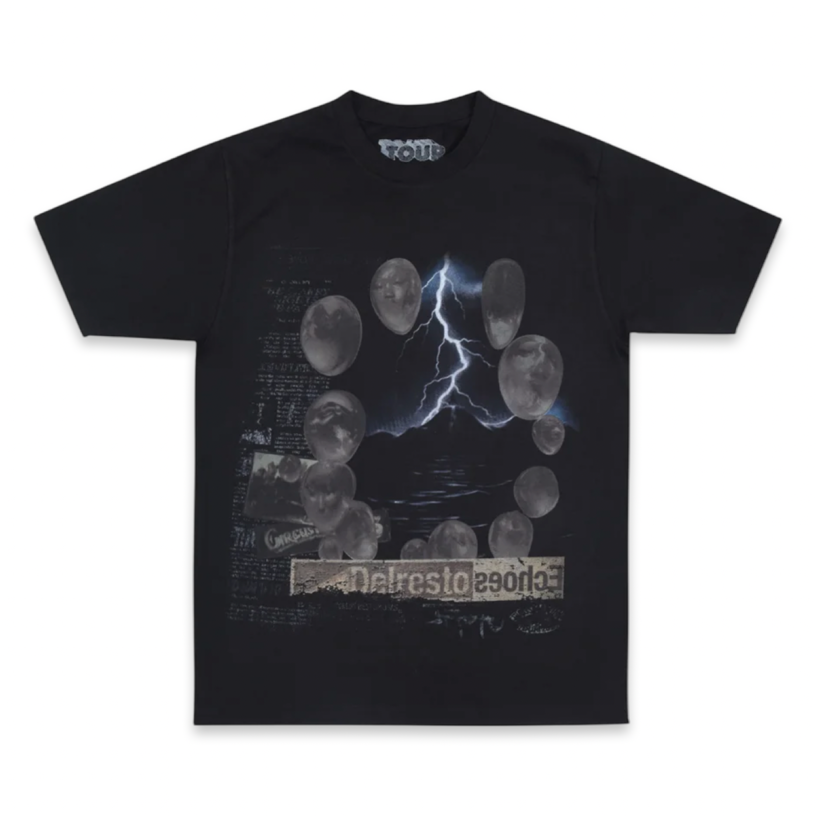 Travis Scott Europe Tour Utopia Black Tee