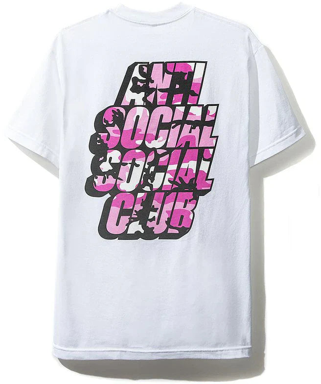 ASSC Blocked Pink Camo White Tee