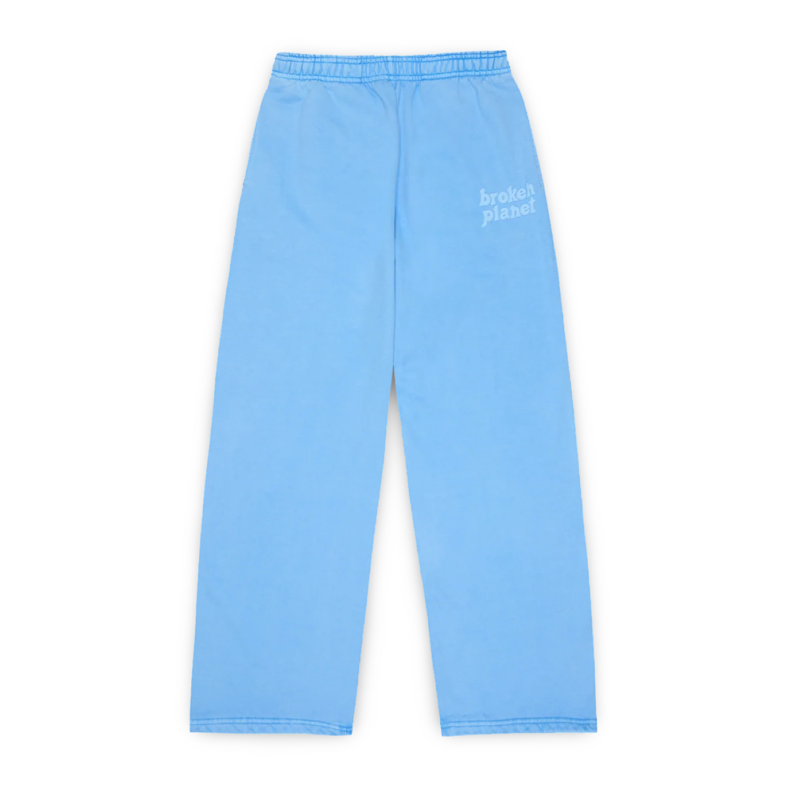 Broken Planet Basic Logo Flare Blue Washed Sweatpants