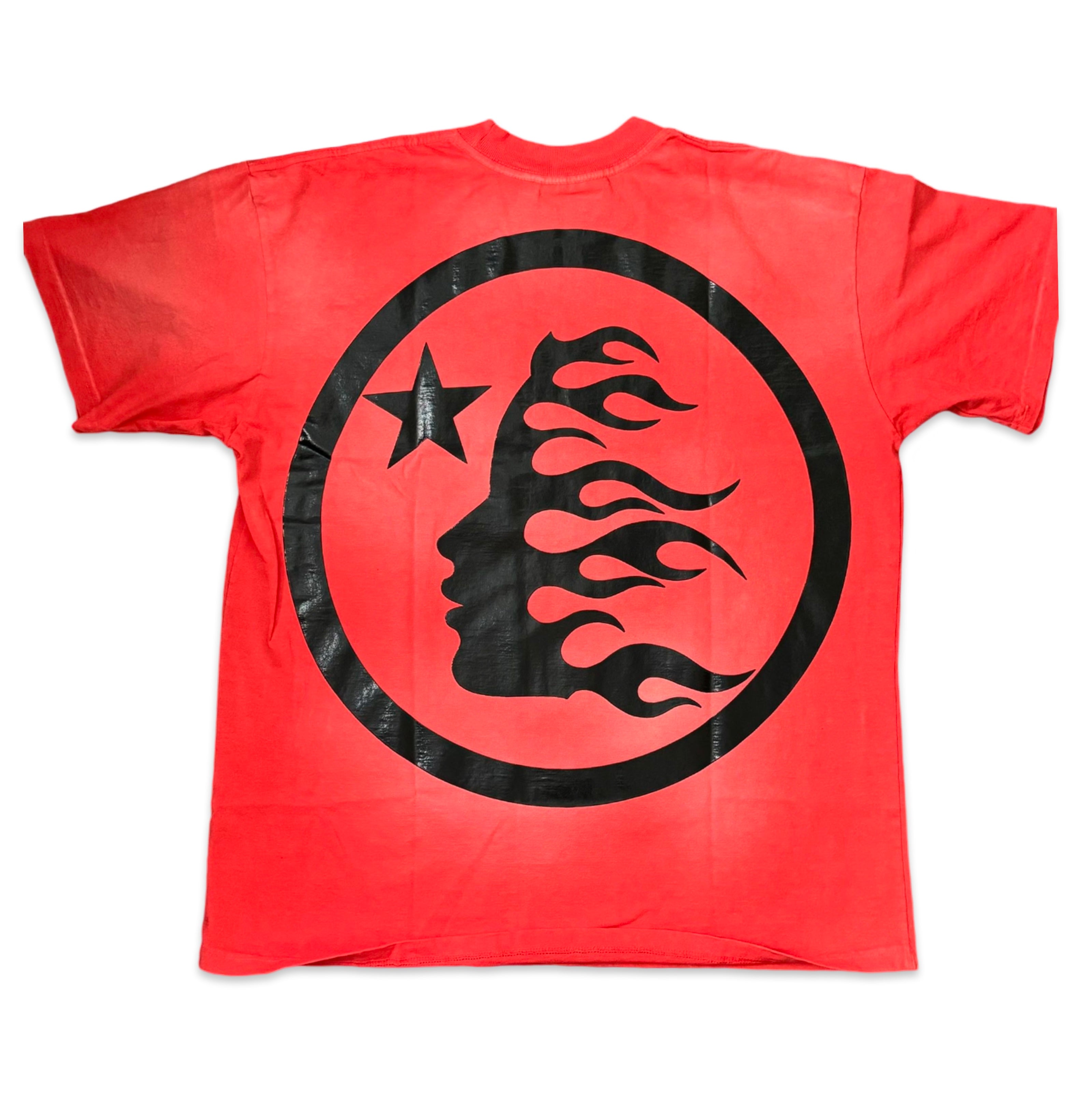 HELLSTAR 11 Unreleased Classic Logo Red Washed Tee