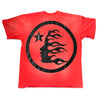 HELLSTAR 11 Unreleased Classic Logo Red Washed Tee