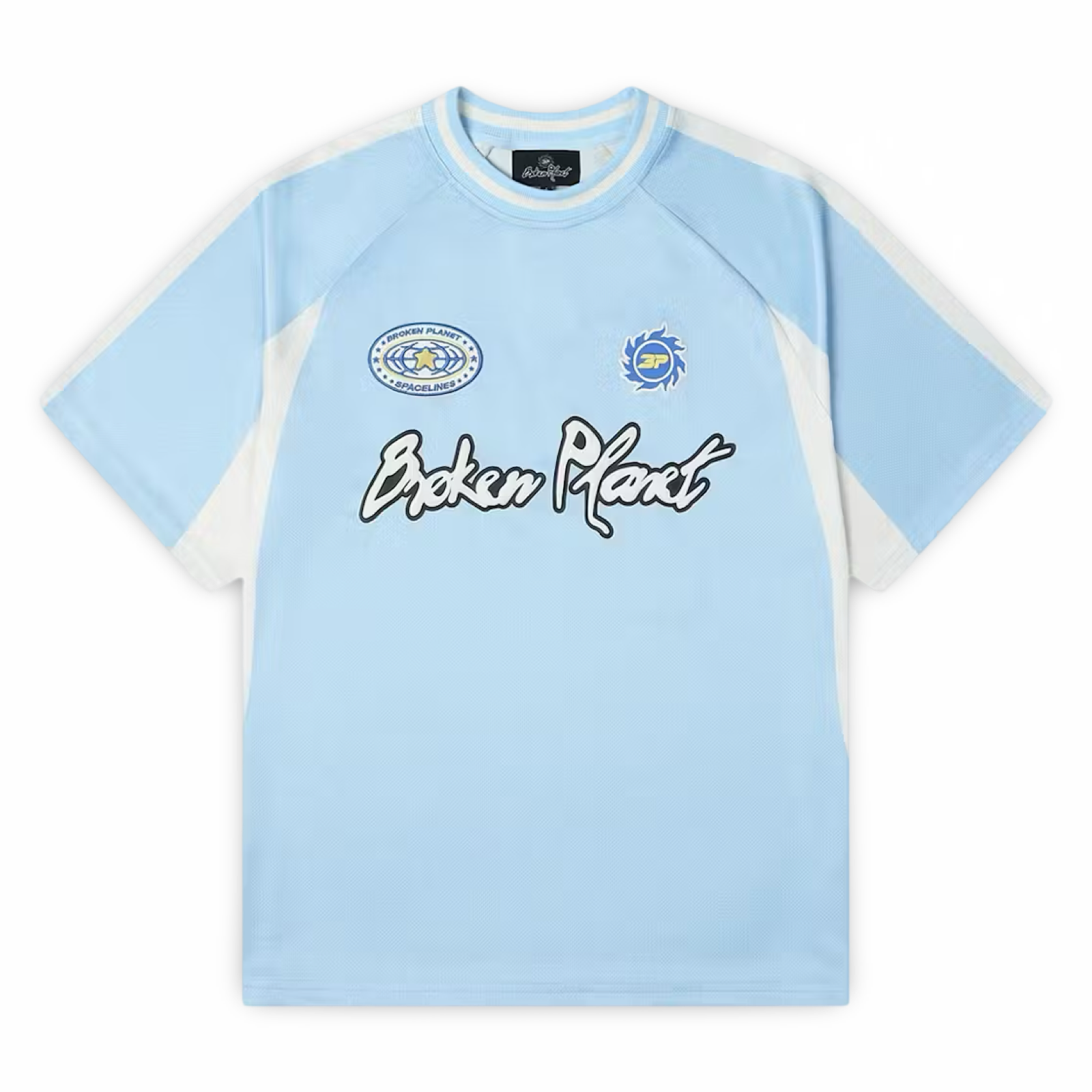 Broken Planet Soccer Blue/White Jersey