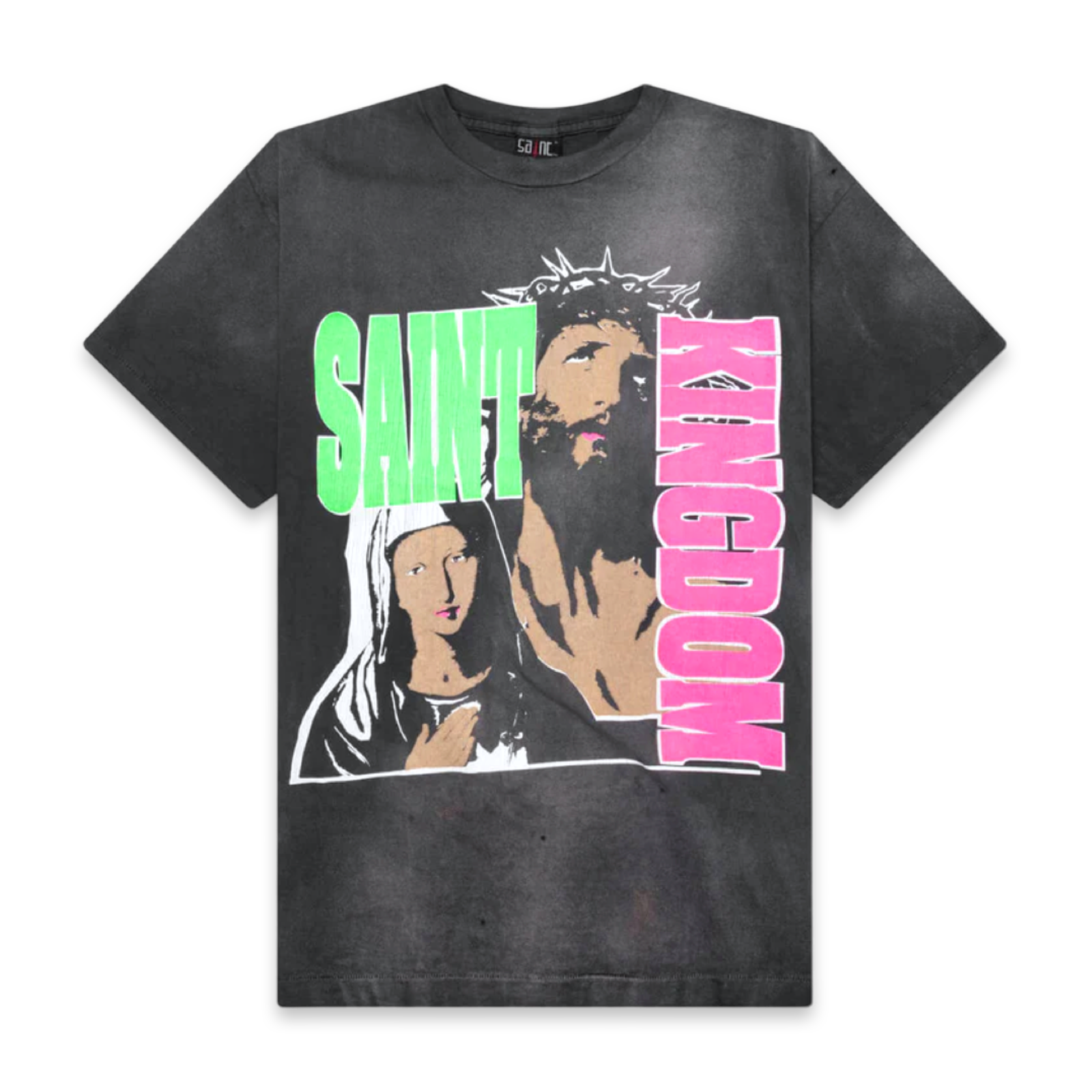 Saint Michael Last Kingdom Vintage Gray Tee