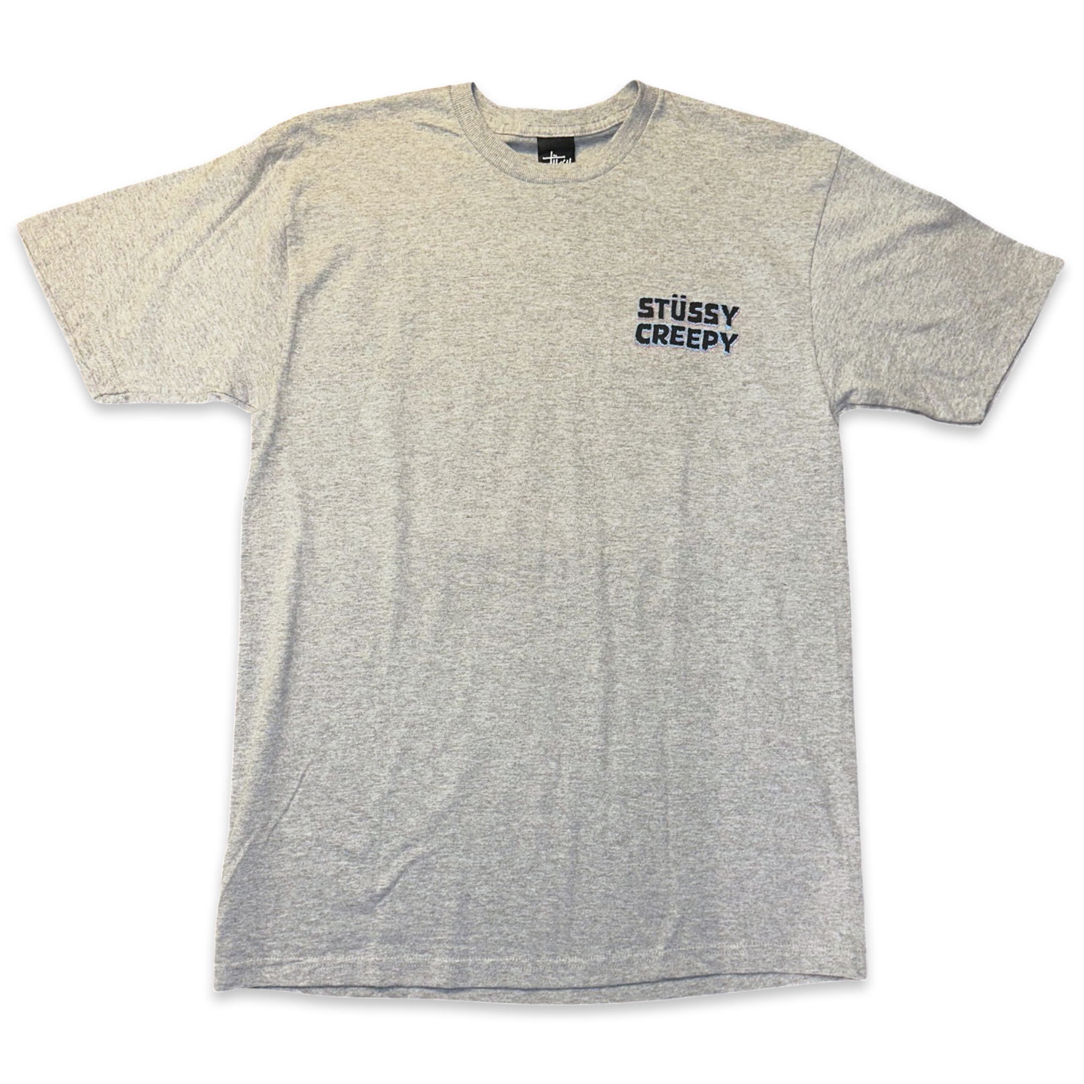 STUSSY Creepy 3D Grey Tee