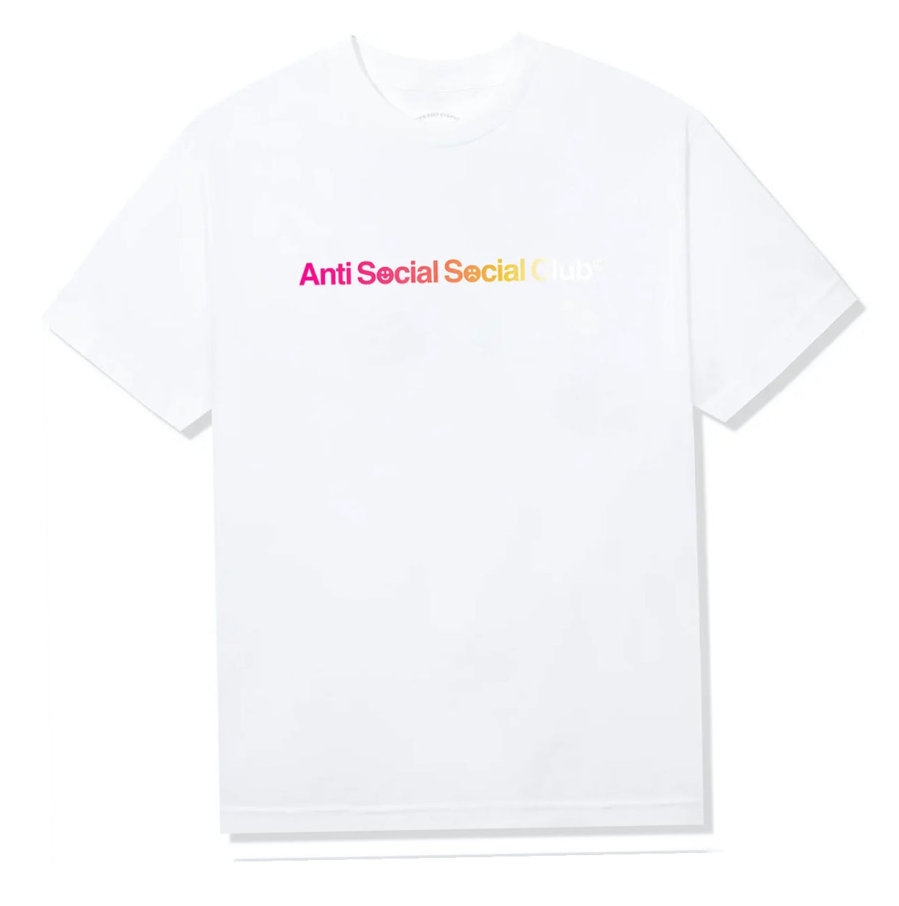 ASSC Ombre Faces Logo White Tee