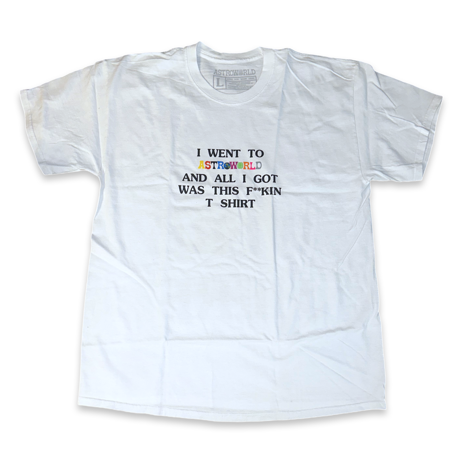 Travis Scott 2018 Astroworld Festival White Tee