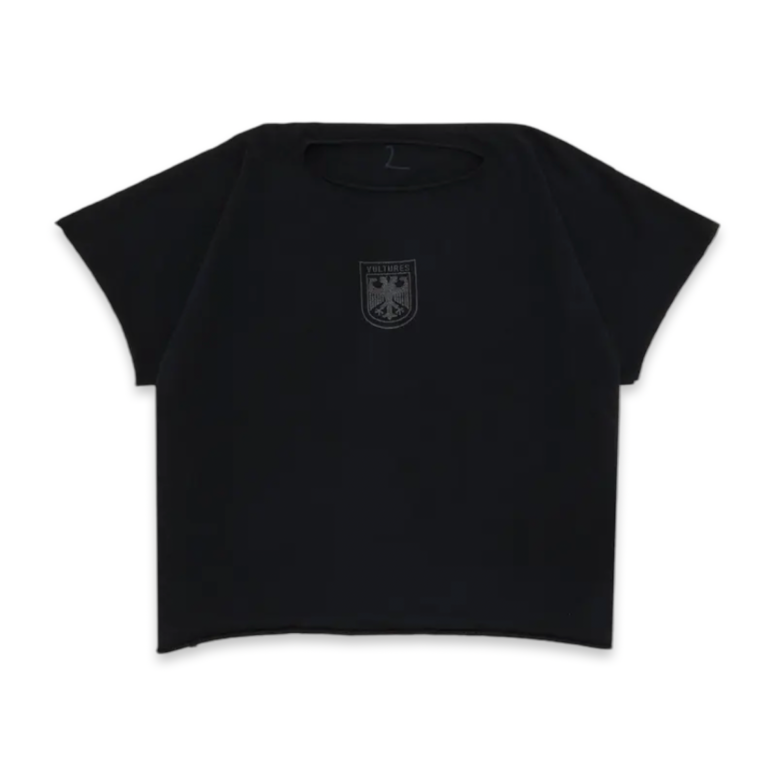 Yeezy Kanye West Vultures Logo Black Tee