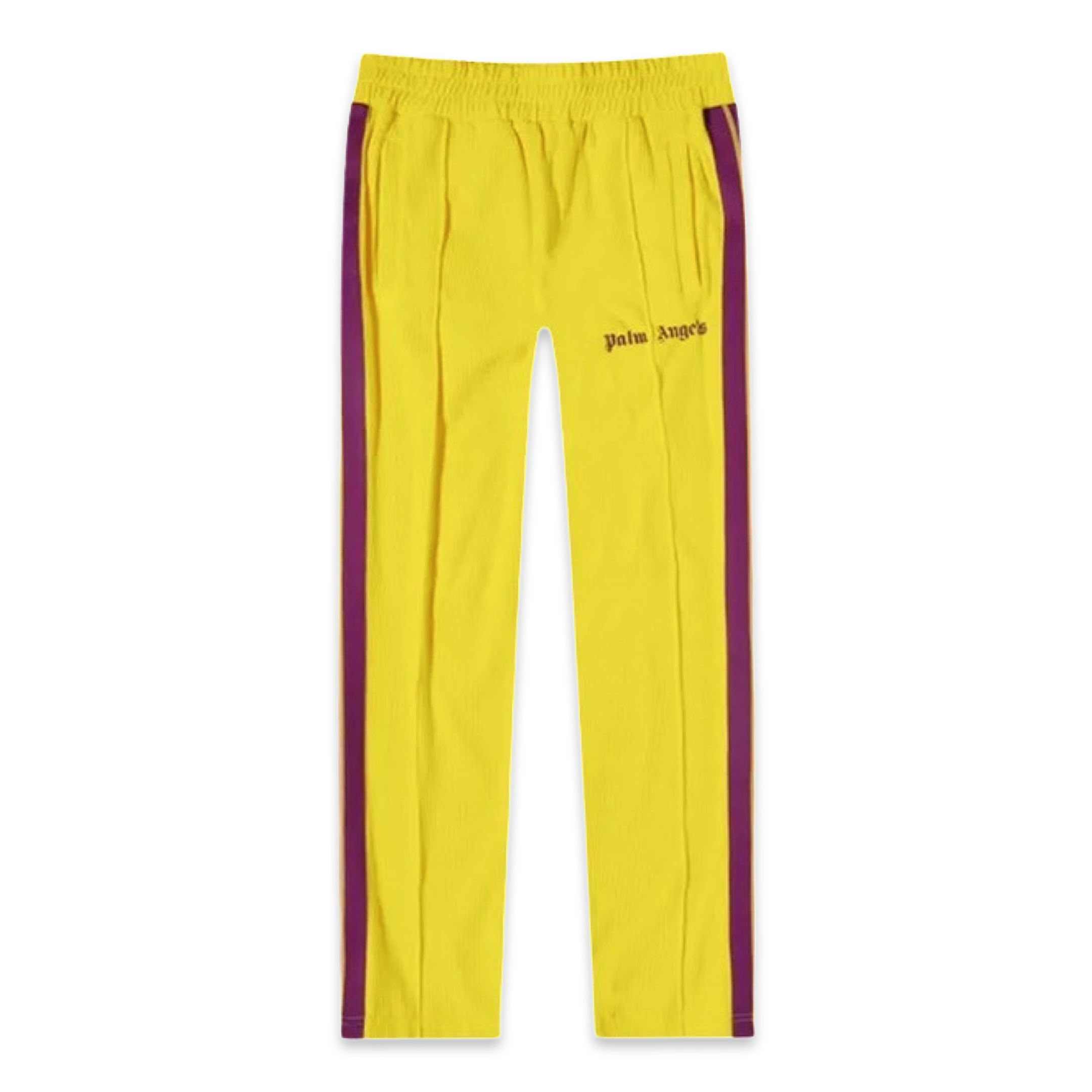 PALM ANGELS Corduroy Yellow Track Pants