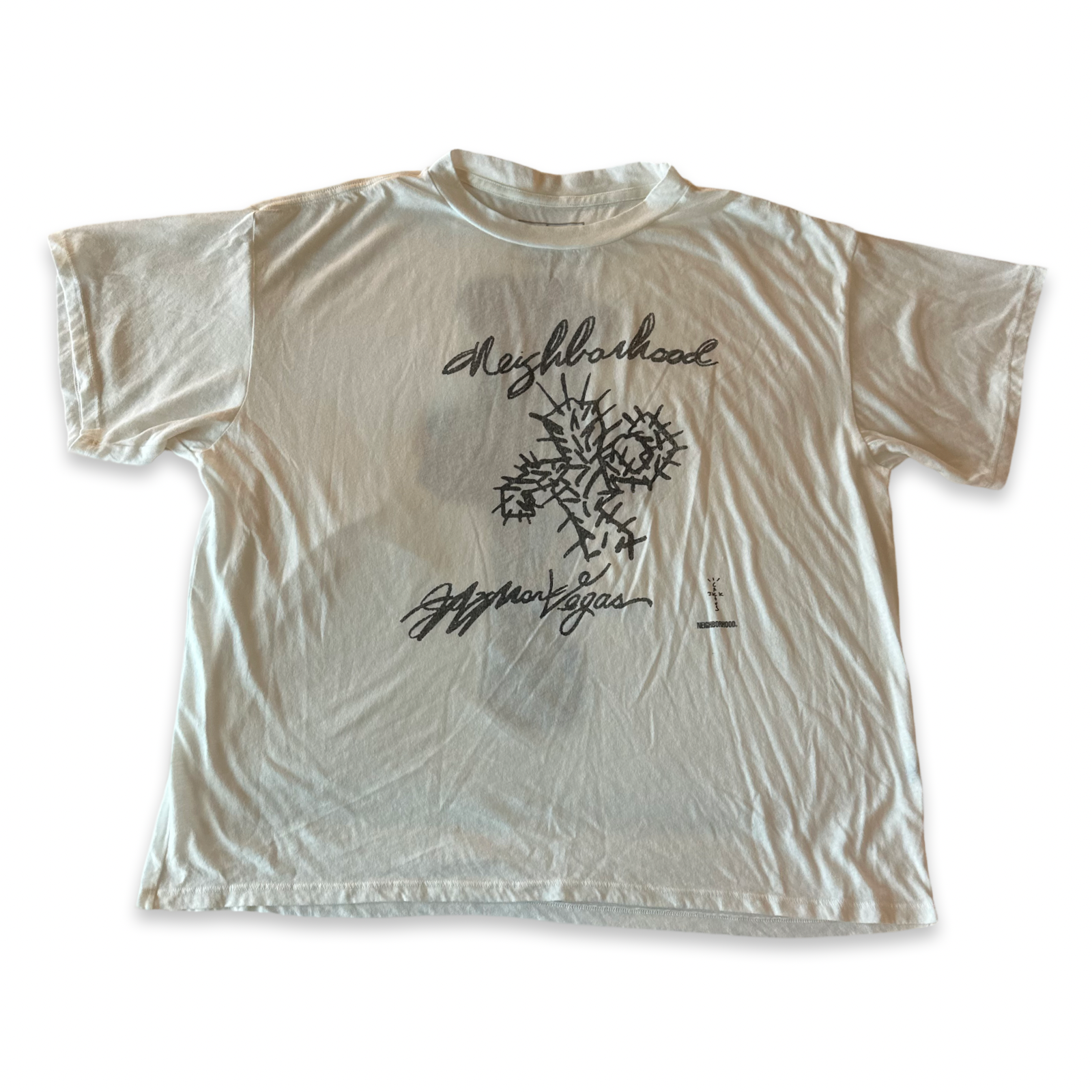 Travis Scott x Neighborhood Japan ComplexCon Exclusive White Tee