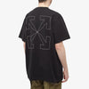 OFF WHITE Relaxed Arrow Logo Oversized Black Tee