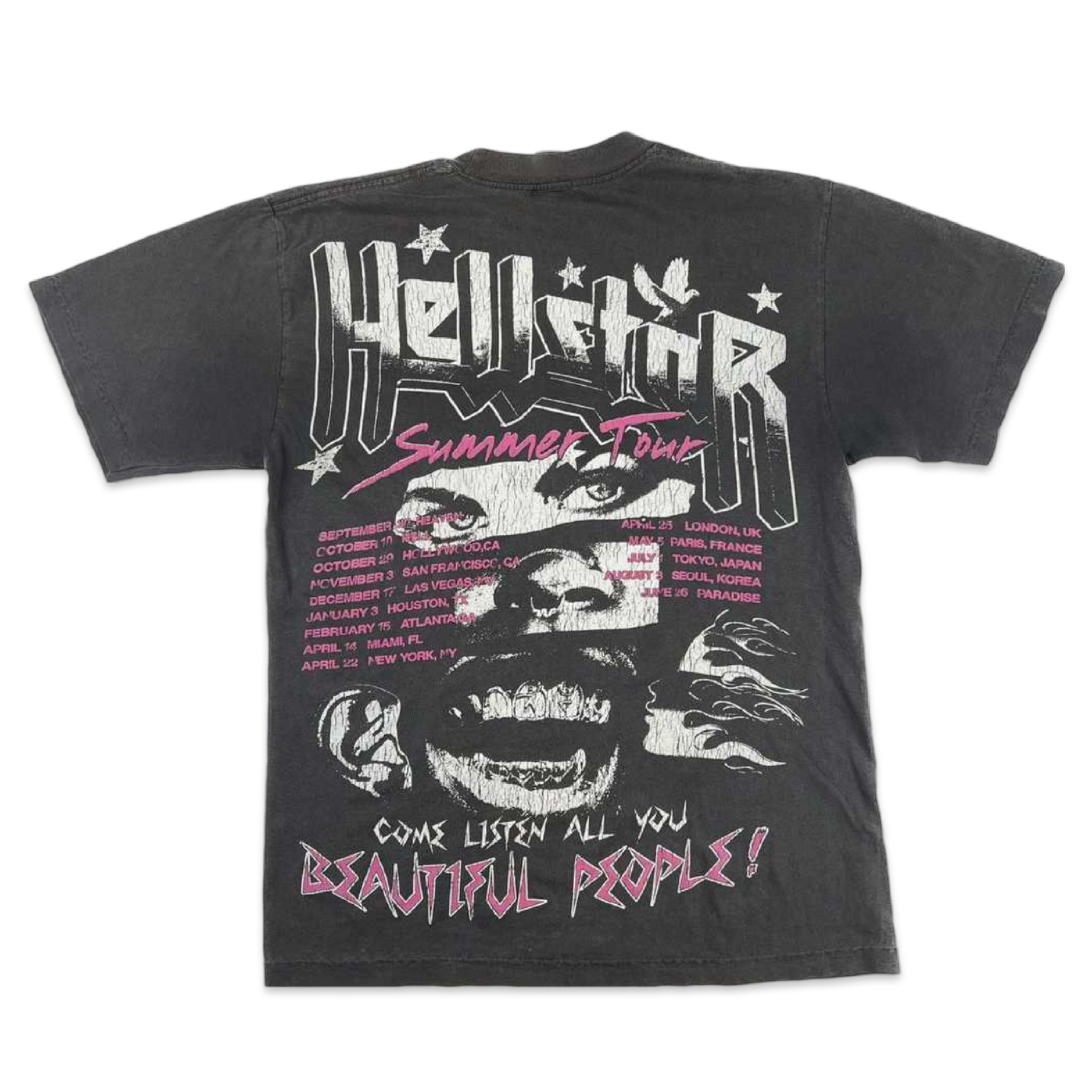 *RARE* HELLSTAR 8 Beautiful Girl Vintage Tee