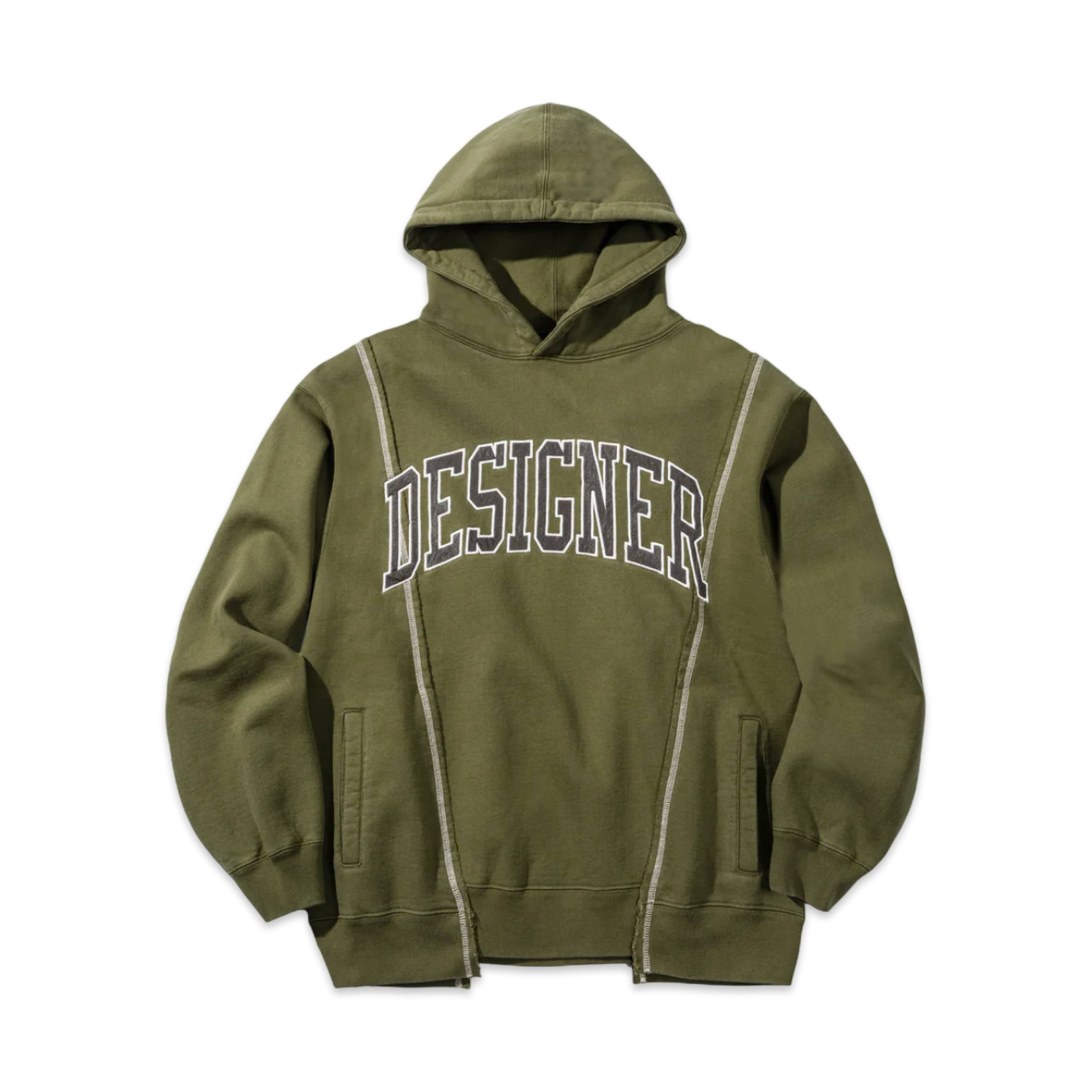 Market Studios Designer Green Hoodie MSRP $120
