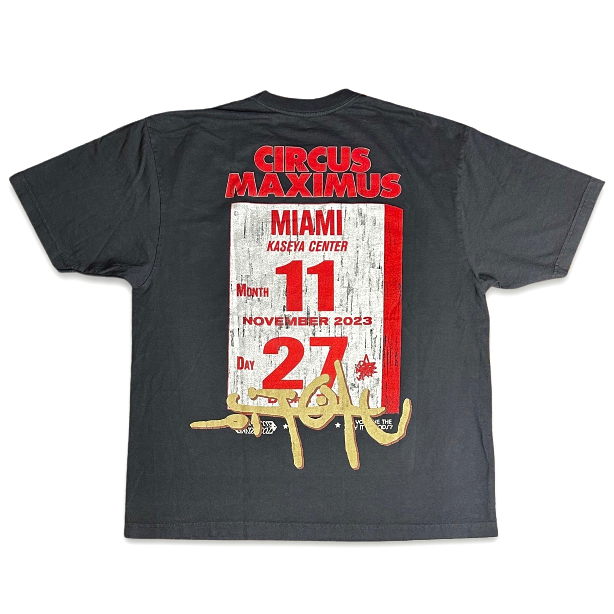 TRAVIS SCOTT Utopia in MIAMI Black Tee