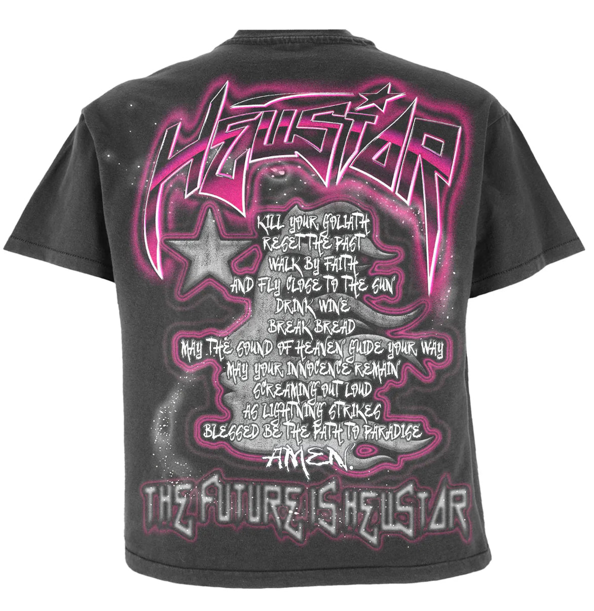 HELLSTAR Capsule 10 Future Pink Goggles Black Washed Tee