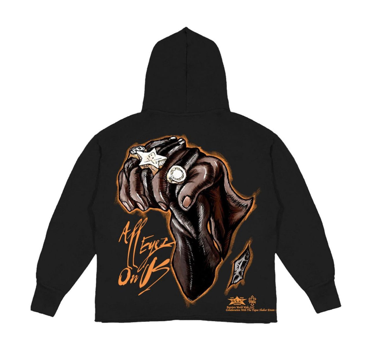 BARRIERS x 2PAC Prayer Passion Purpose Black Hoodie